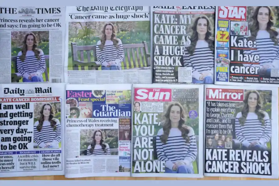 La cobertura de los medios británicos