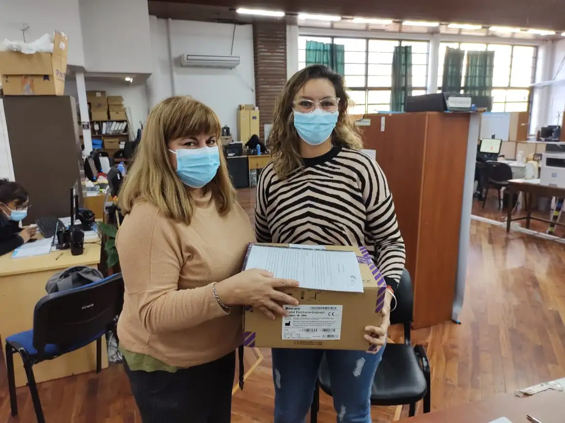 Llegó un electrocardiógrafo para el CIC 1