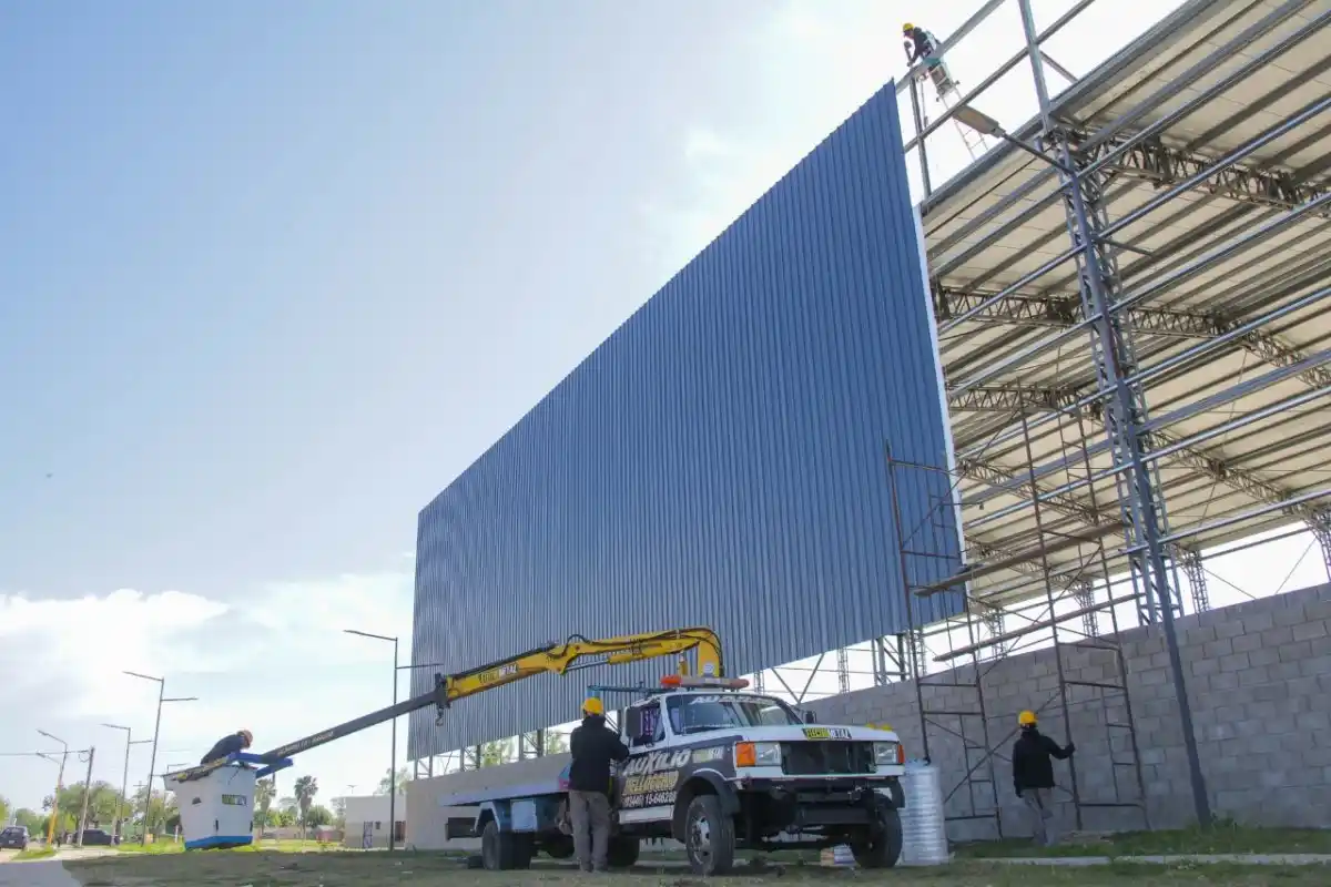 Desde el Municipio expusieron los avances de obra del Polideportivo Norte