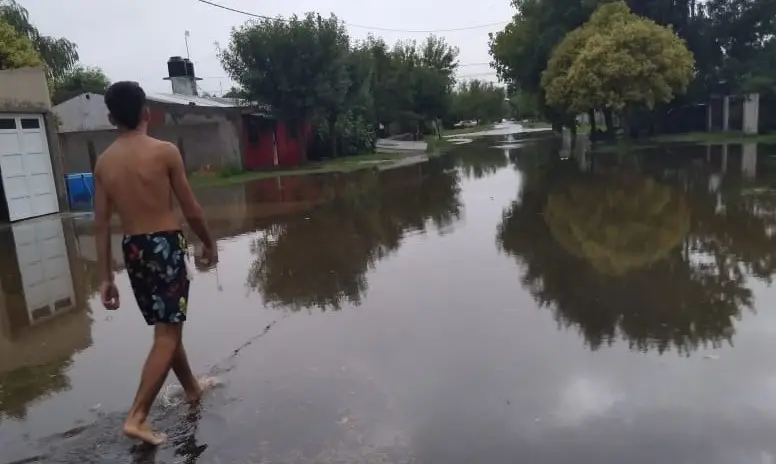 Temporal de lluvia: más de 80 milímetros en pocas horas provocaron anegamiento en diversas zonas