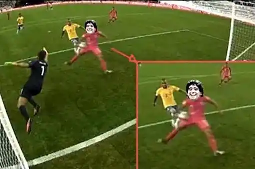 El gol de Perú generó memes en honor a Maradona