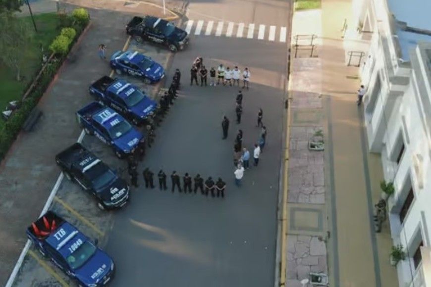 La imagen corresponde a febrero de 2024 cuando se llevaron adelante operativos especiales en la localidad.