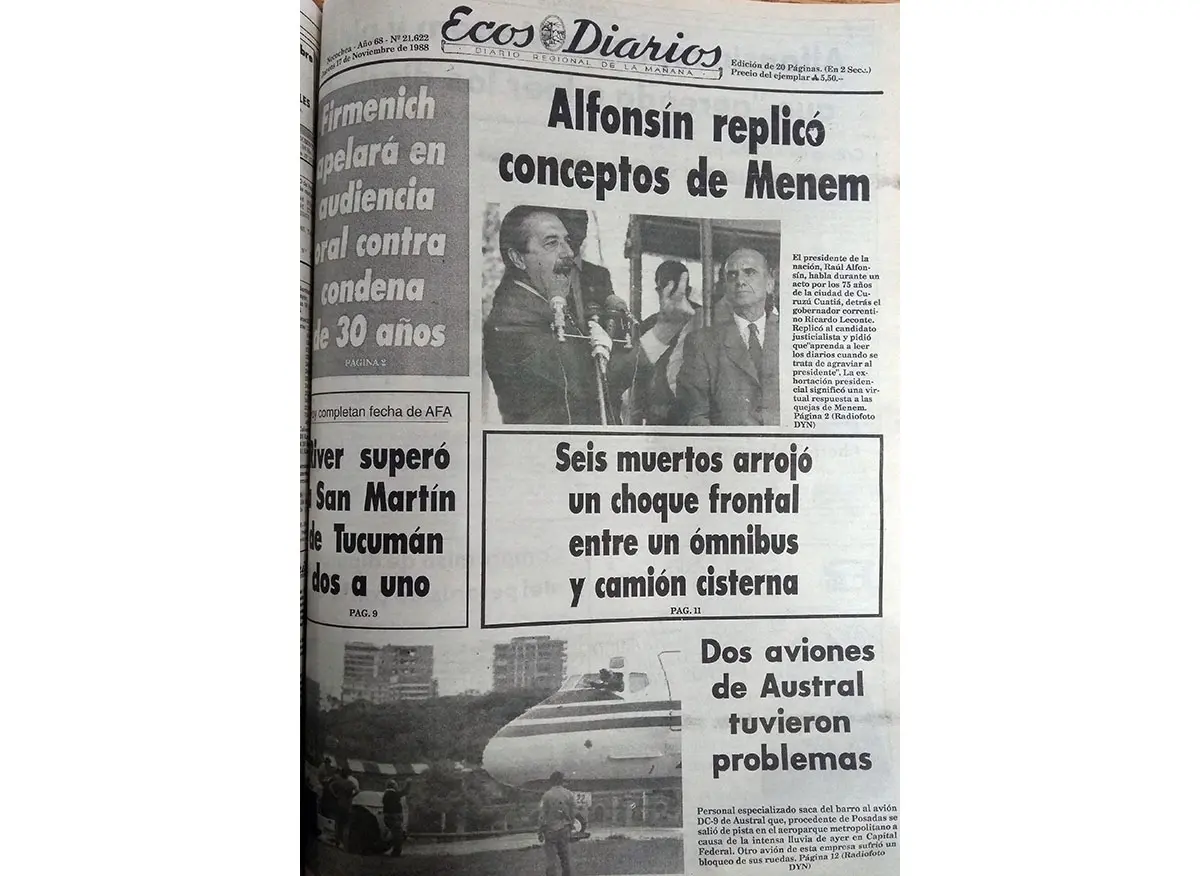 Jueves 17 de noviembre de 1988
