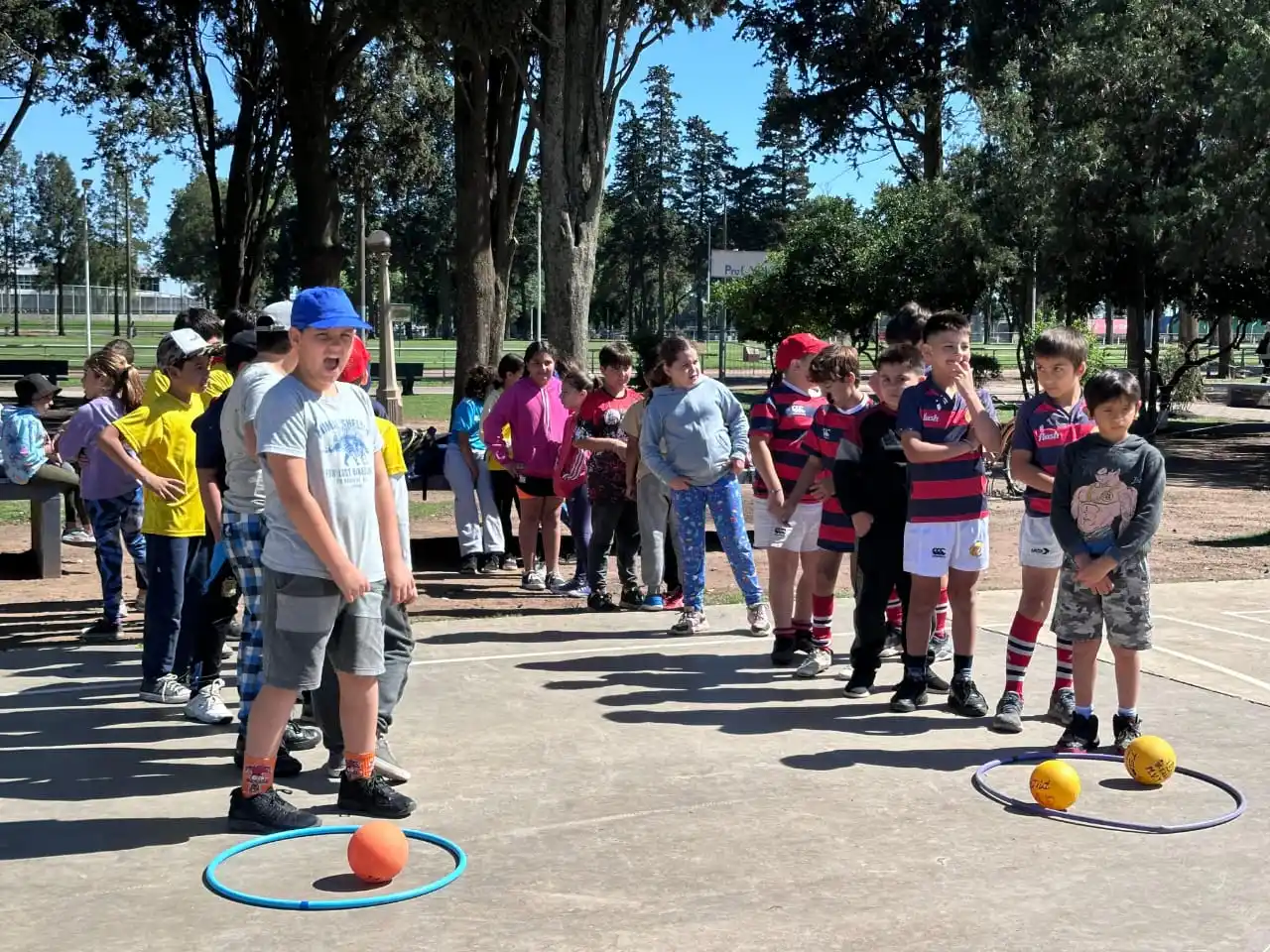Los chicos disfrutaron de una gran jornada.