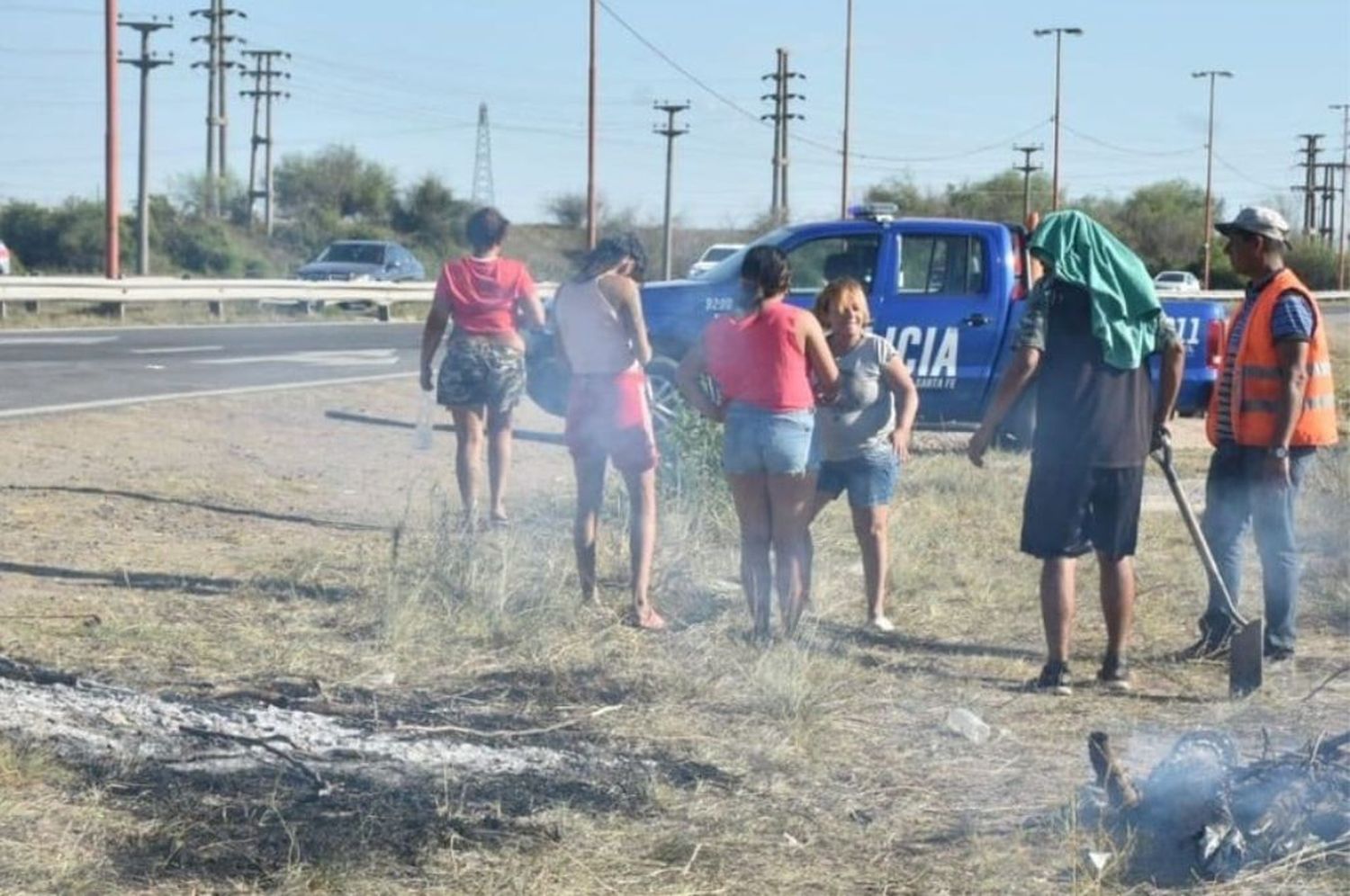 Por falta de agua, vecinos cortaron Avenida Circunvalación en Santa Fe