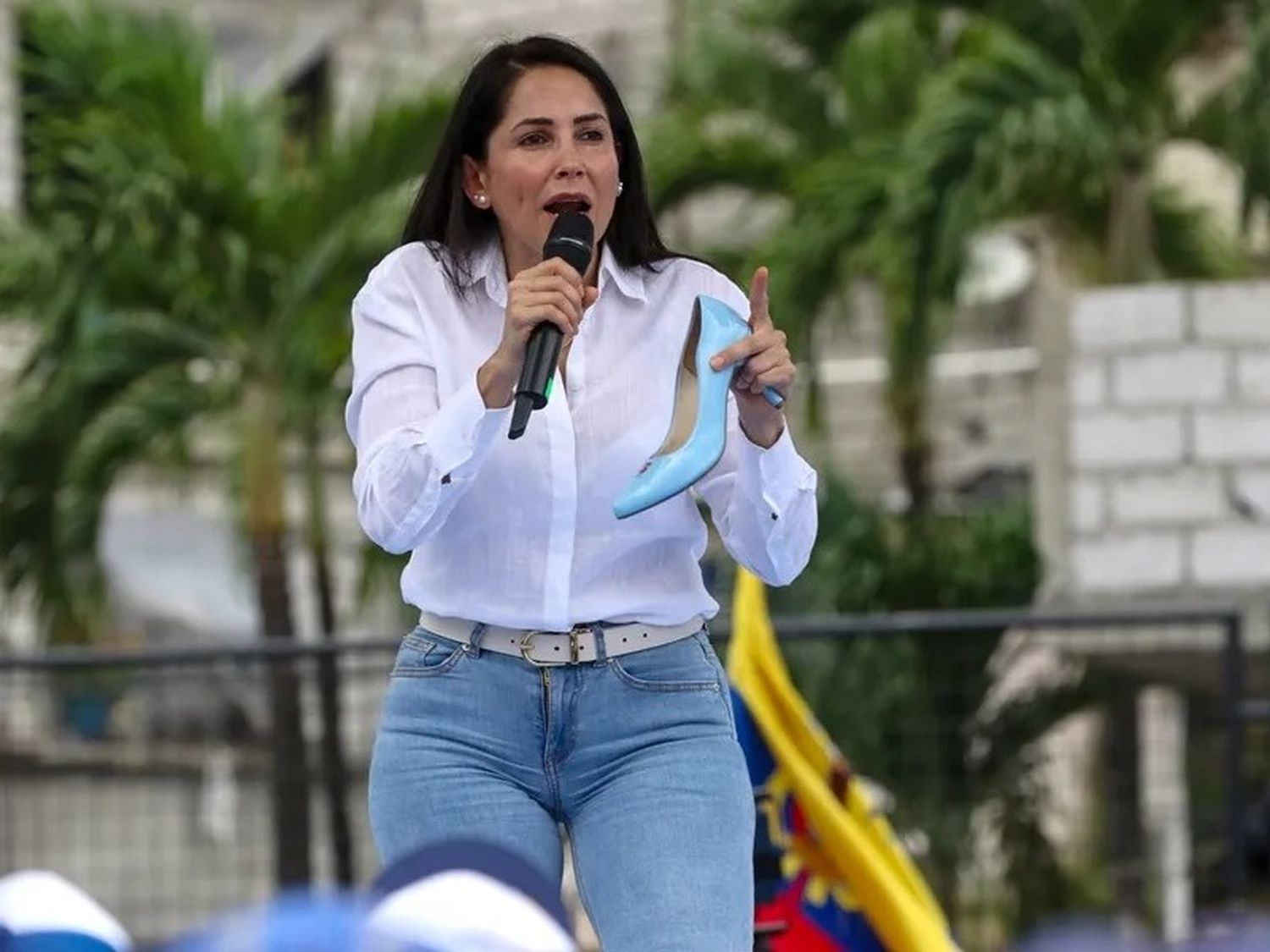 Luisa González, candidata a la Presidencia de Ecuador.