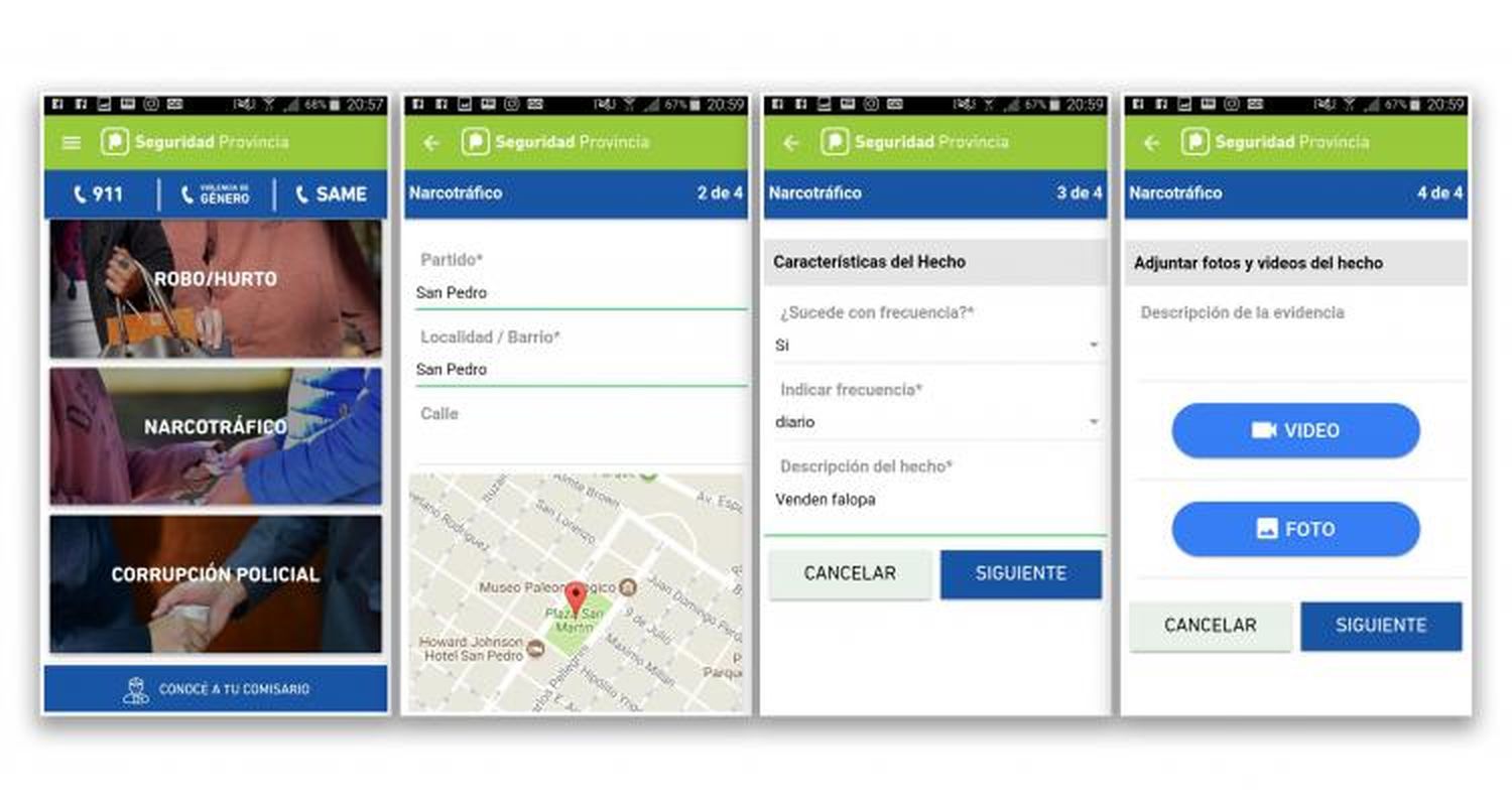 “Seguridad Provincia”, la aplicación del Gobierno de Vidal para denunciar por celular