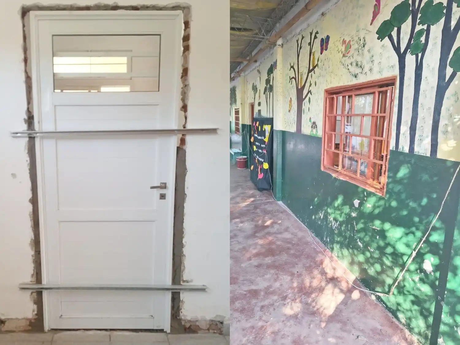 Se reparan sectores de sanitarios y cocina en escuela de Estación Yuquerí