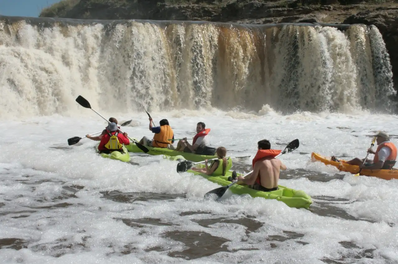 La cascada Cifuentes, la más alta de la provincia de Buenos Aires.