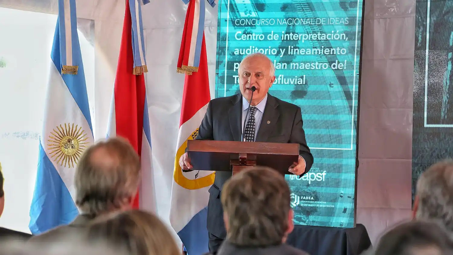 Lifschitz participó de la premiación del concurso para la intervención del Túnel Subfluvial