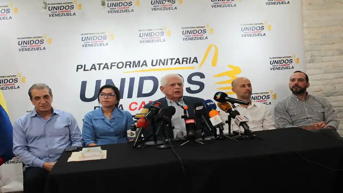 TODO DENTRO DEL ACUERDO DE BARBADOS: Plataforma Unitaria sobre el “cronograma electoral” de la AN