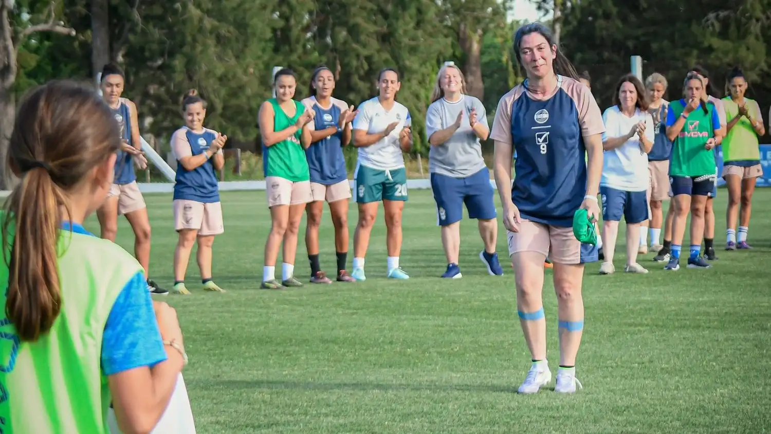 Sánchez fue homenajeada en Gimnasia.