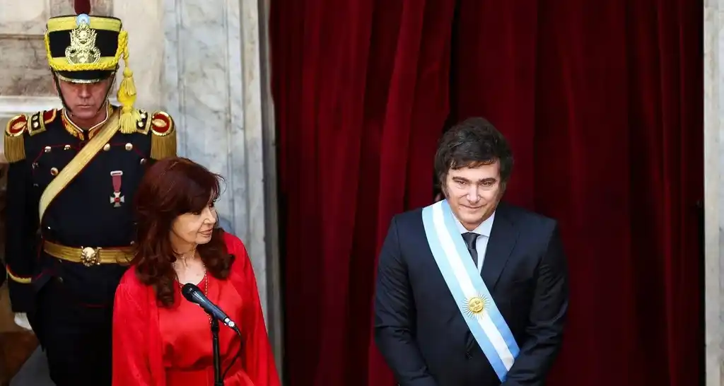 Javier Milei y Cristina Fernandez de Kirchner. Crédito: Matias Baglietto/Reuters