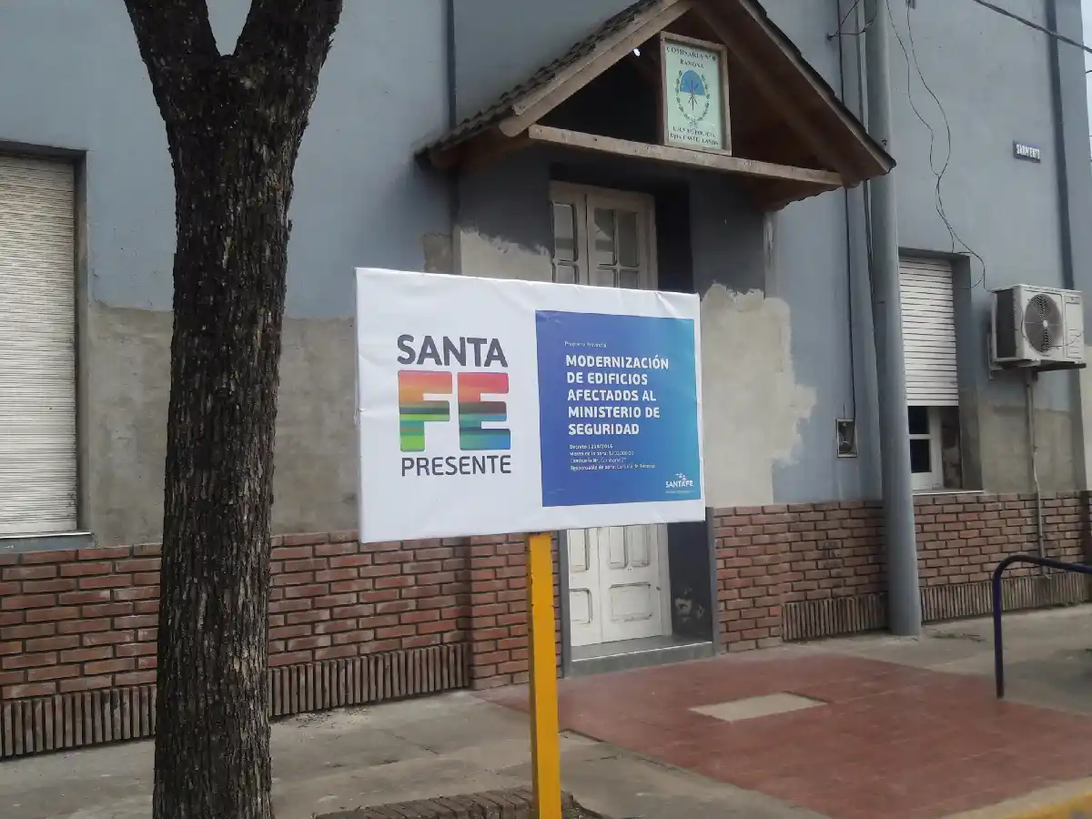 Tareas de reparación en la comisaria de Ramona