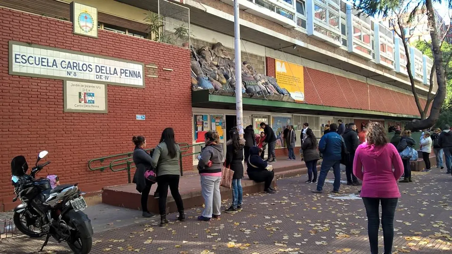 El hecho ocurrió en la Escuela Nº8 D.E. 4 Carlos Della Penna