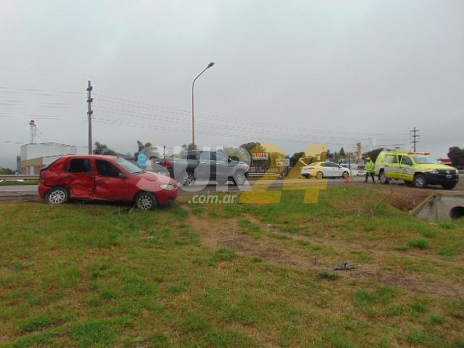 Derivaron a Rosario al niño accidentado cerca del cruce de rutas 8 y 4S