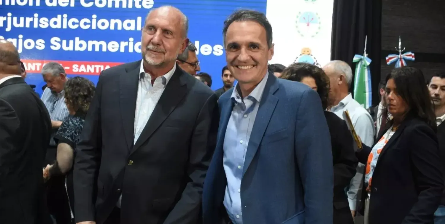 En medio del agitado clima político Perotti, recibe a funcionarios nacionales