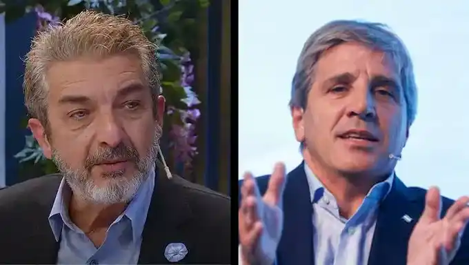 Luis Caputo cruzó a Ricardo Darín