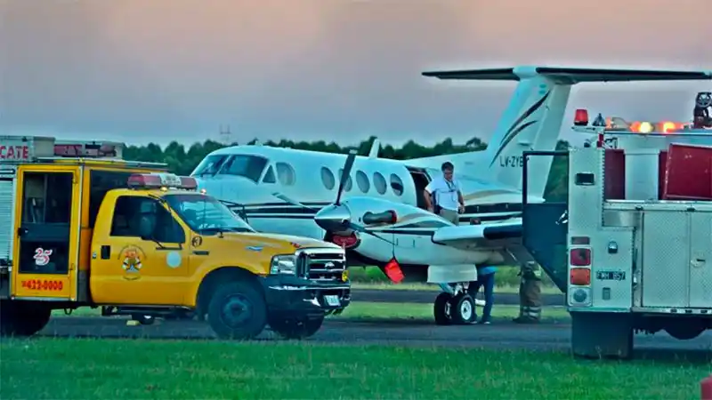 Un avión aterrizó de emergencia en Entre Ríos: Había humo en la cabina