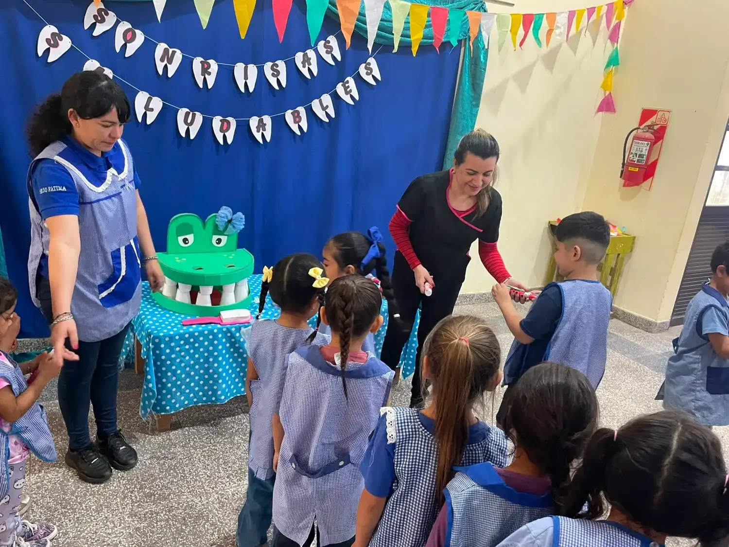 Insisten en la enseñanza del cuidado de 
la salud bucal en los jardines de infantes
