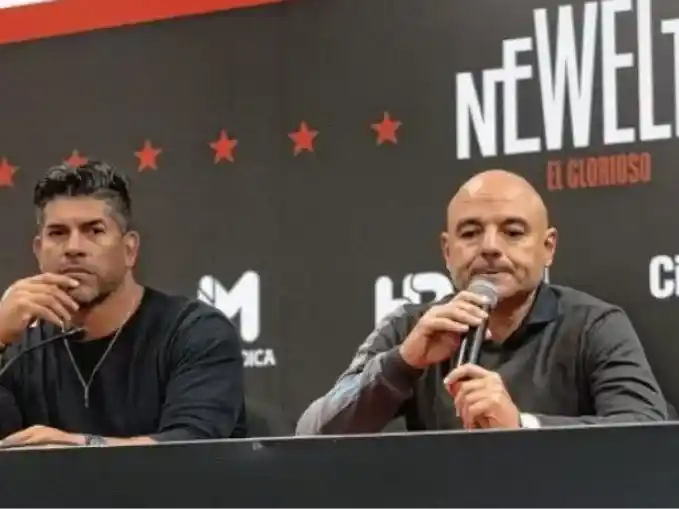 Favio Orsi y Sergio Gómez, ya trabajan en NOB.Foto: Prensa NOB)