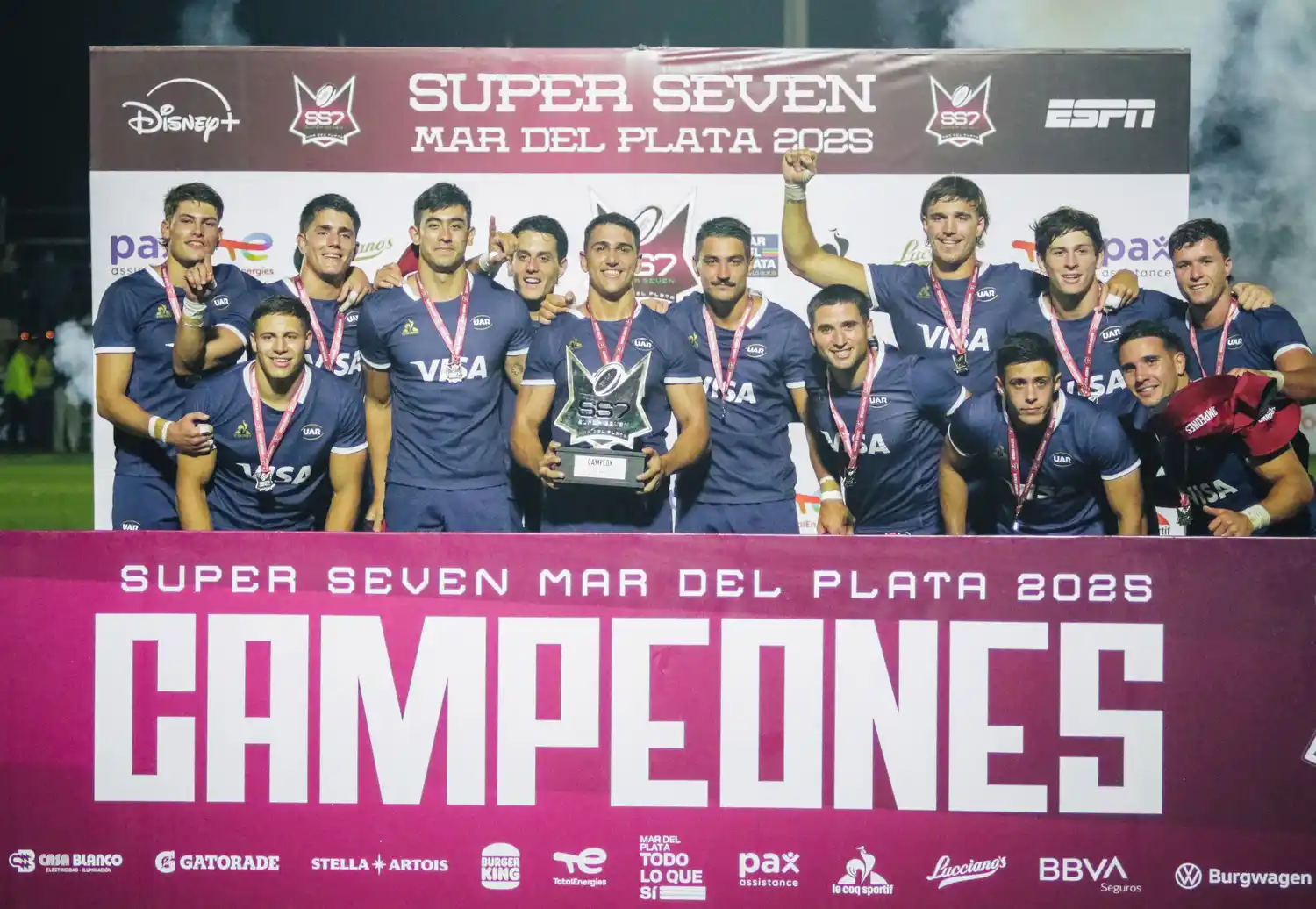 Argentina Desarrollo se quedó con el Super Seven. (Foto: Prensa Super Seven Mar del Plata)