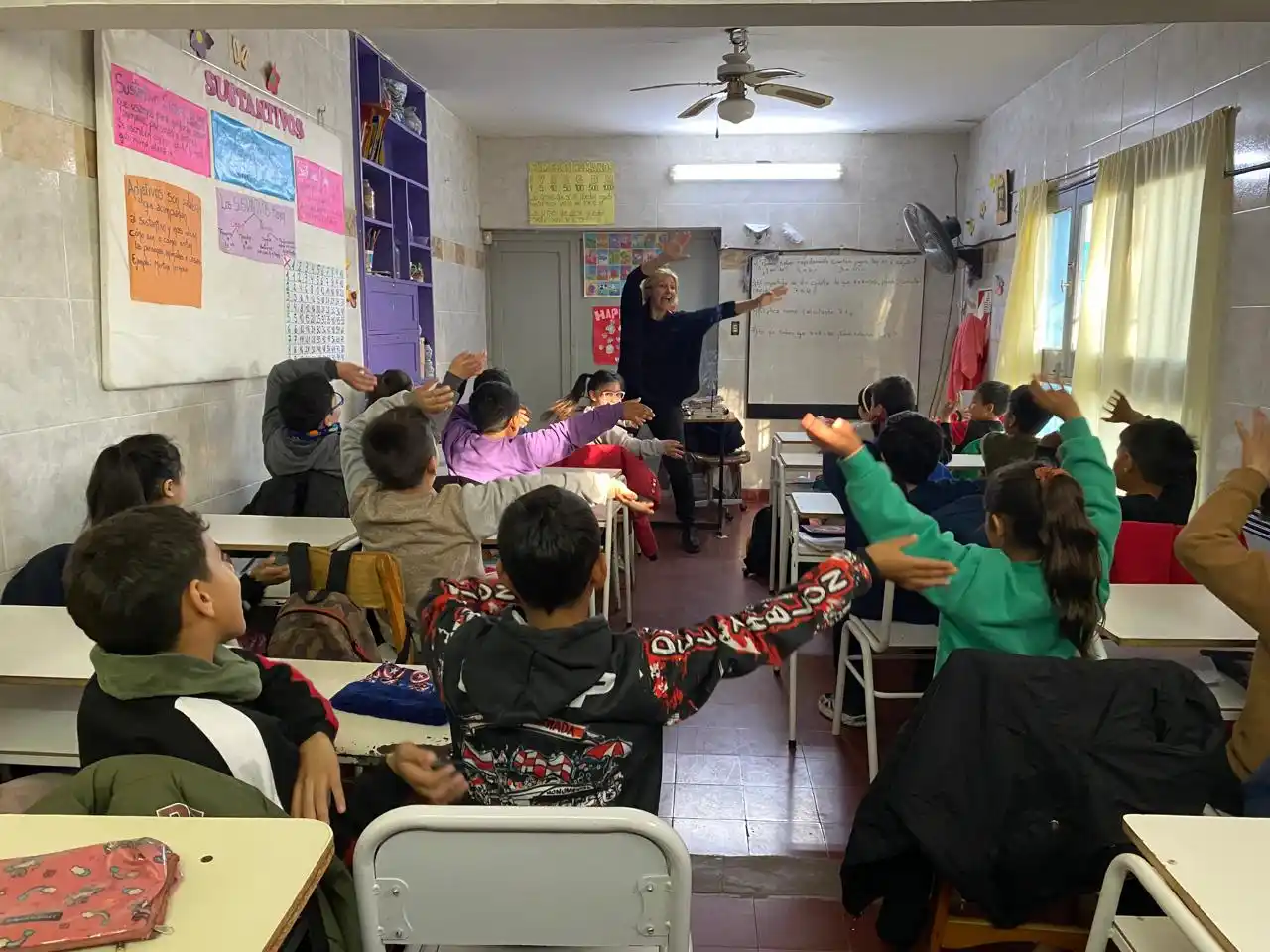 La Biblioteca Pedagógica celebró a las Infancias con actividades en escuelas