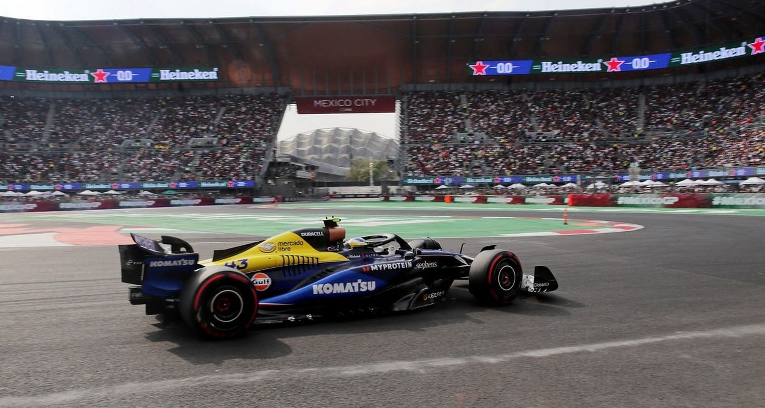 Colapinto registró un tiempo de 1:17,558 y estuvo a 151 milésimas de superar el corte. Foto: REUTERS / Henry Romero.