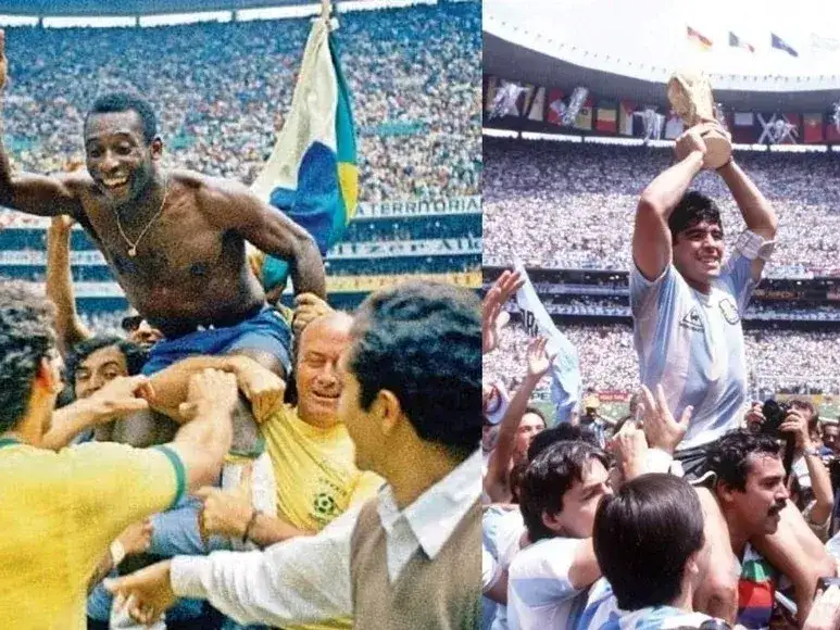 Pelé y Diego