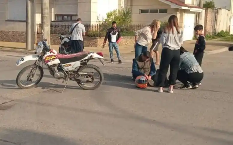 Conductor lesionado en calles 51 y 54, fue derivado al centro asistencial