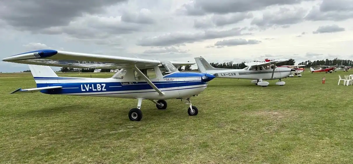 Se realizó una exhibición de aeronaves