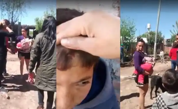 Video: Denuncian a una mujer por maltratar a sus hijos en San Miguel