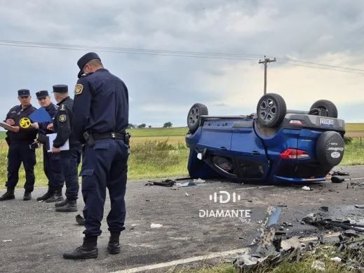 Murió una mujer del triple choque  en Ruta 11: el estado de salud de los otros accidentados
