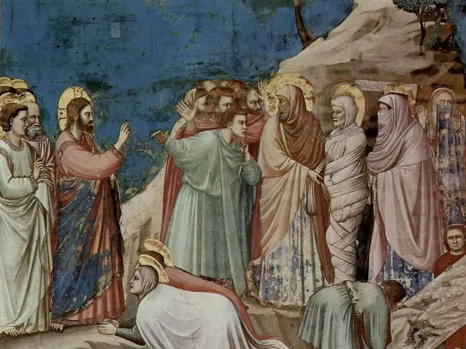 Fresco de Giotto en la Capilla degli Scrovegni de Padua
