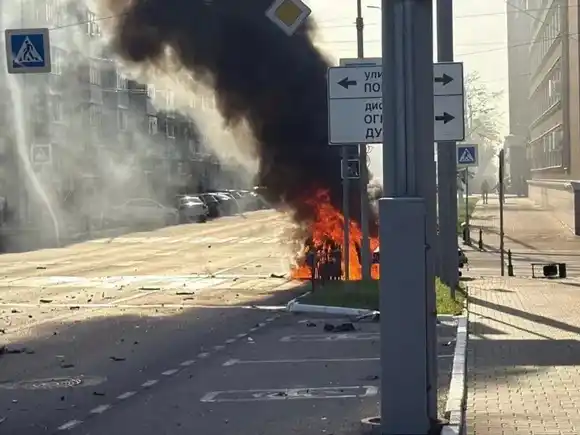 Un dron de Ucrania impactó un edificio gubernamental en la región rusa de Belgorod