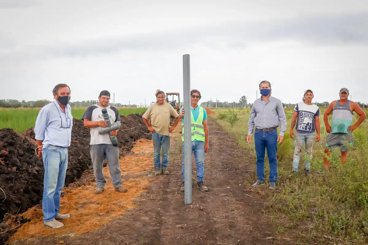 Avanzan las obras de mejoramiento de suelo en el Banco de Tierras