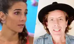 Juana Viale y Coti juntos en un bar de Caballito