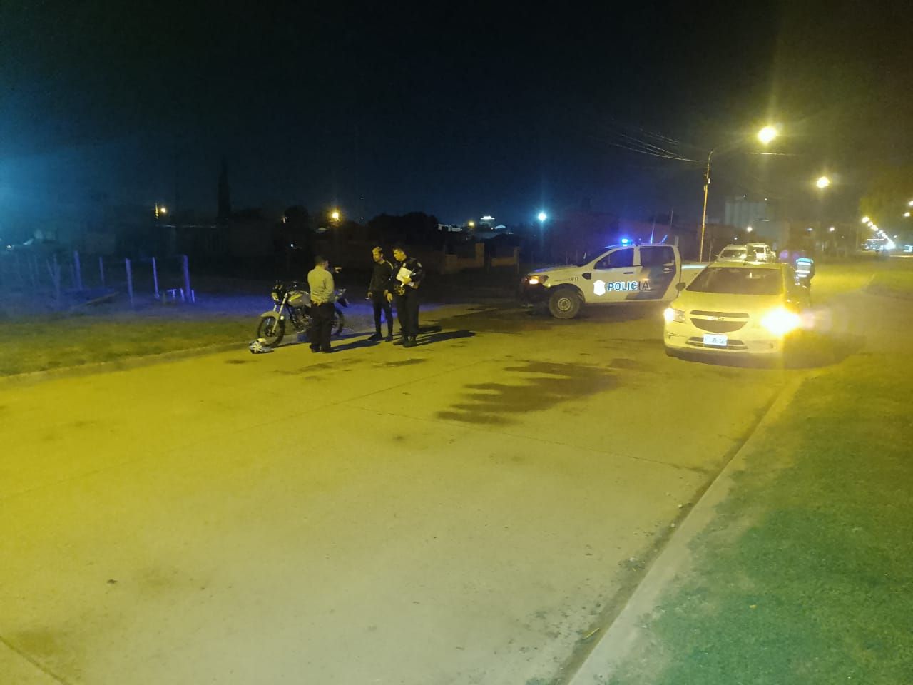 Joven embarazada resultó golpeada sin gravedad, en un accidente