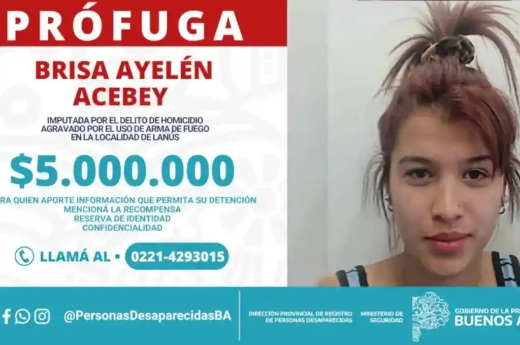 Se entregó Brisa, la ex jugadora de San Lorenzo buscada por homicidio