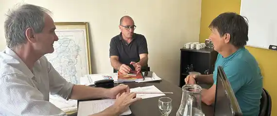 Ricardo Lupi mantuvo reuniones con entidades deportivas