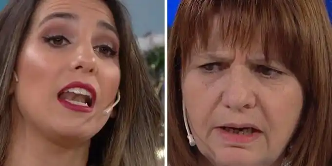 Fuerte discusión entre Cinthia Fernández y Patricia Bullrich