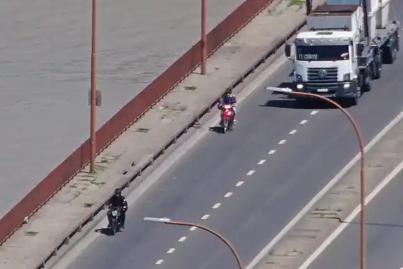 Megaoperativo con drones en rutas de la provincia de Santa Fe para detectar infractores