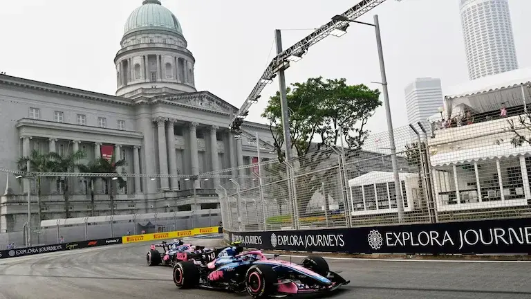Coalpinto largará 11° en la carrera Sprint que se corrrerá el sábado a las 06:00. Foto:Alpine
