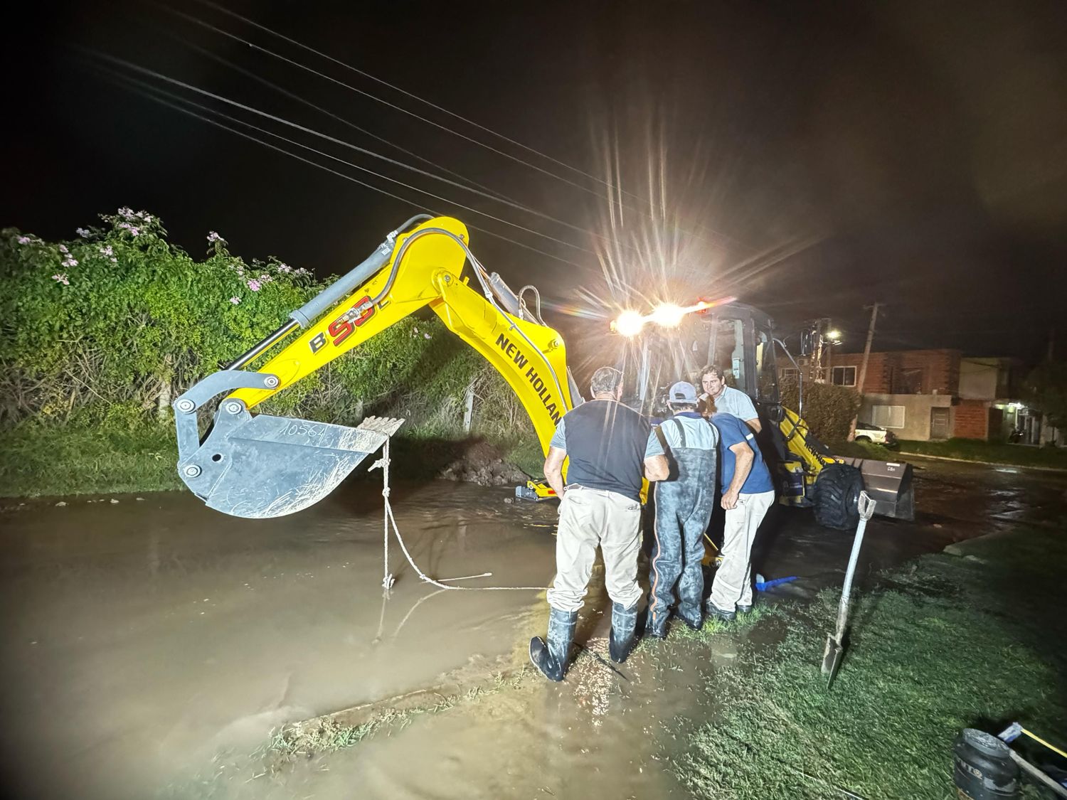 Debido a la rotura de un caño de agua, algunas zonas de la ciudad podrían tener problemas de presión
