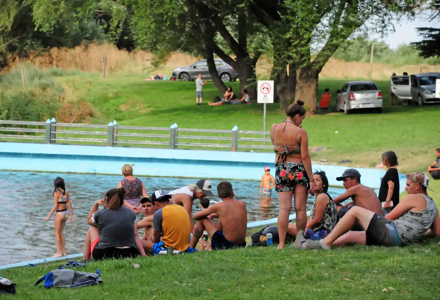 El Balneario y camping de María Ignacia vivió otro fin de semana con masiva concurrencia