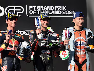 Bezzecchi, Acosta y Raúl Fernández