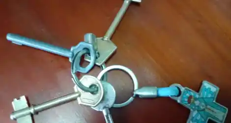 Encontró un juego de llaves