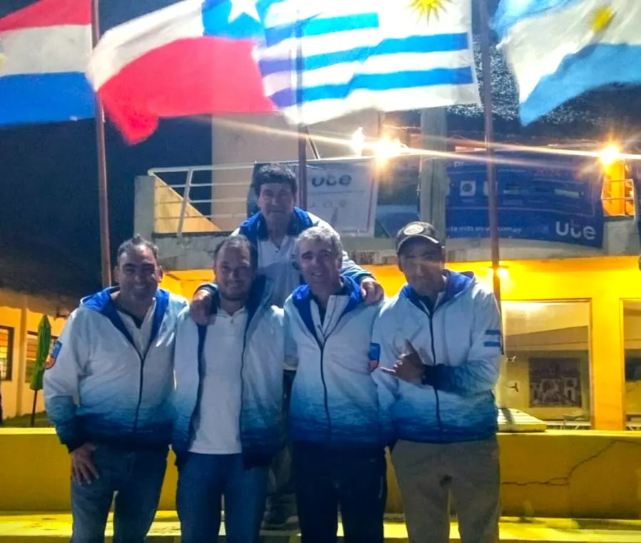De izquierda a derecha. Fernando Espar, Eduardo Merlo, Victor Jensen, Fernando Fulton y Guillermo Bruzzone