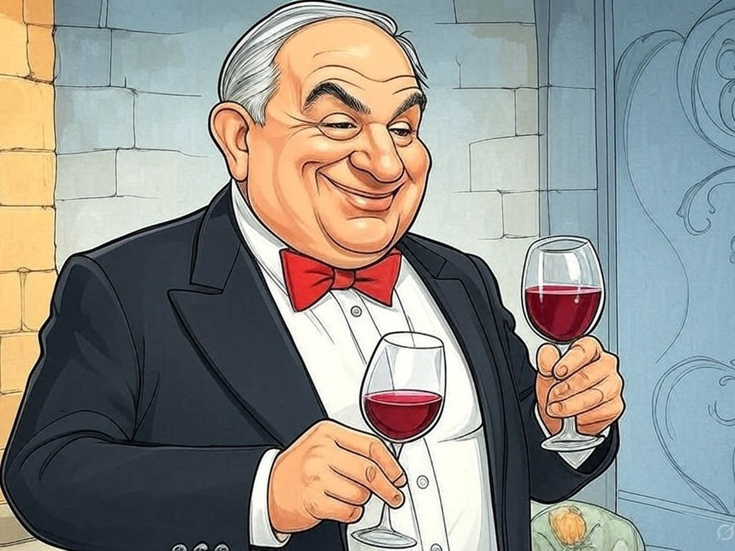 El gran Miguel Brascó, uno de los mayores sibaritas y referentes de vino de nuestro país.