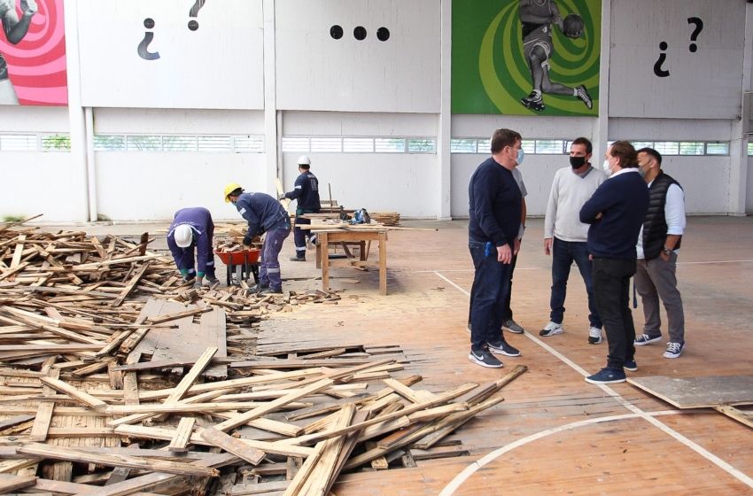 Comenzaron las obras en el Polideportivo “Centenario”